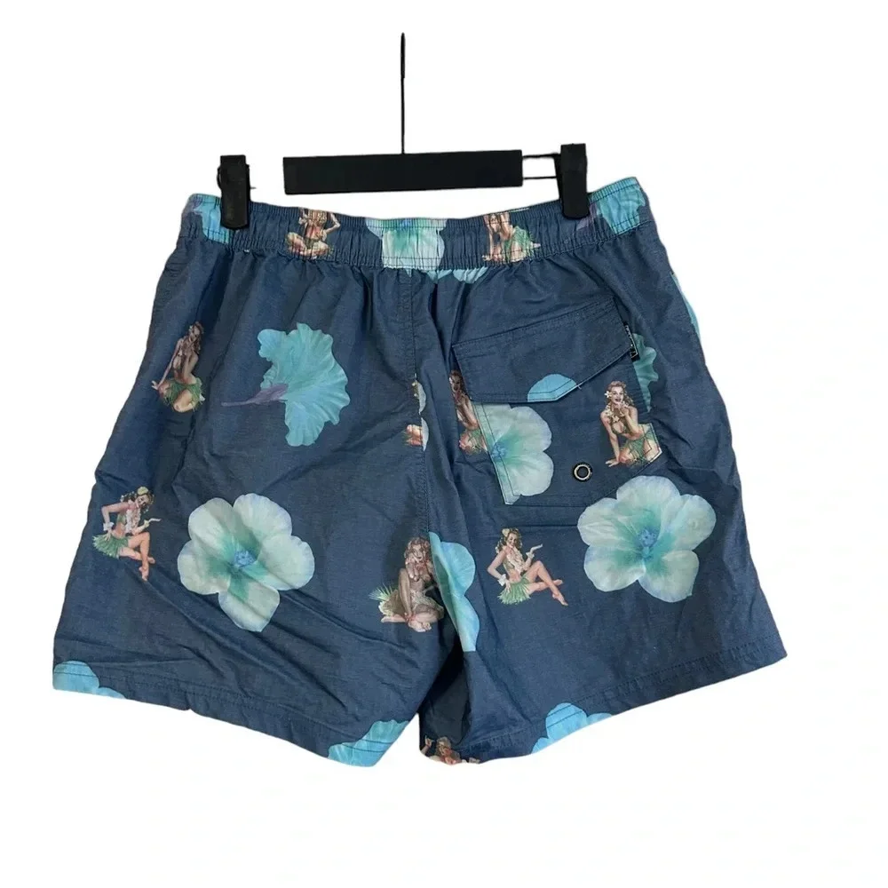 EZEKIEL HAWAIIAN FLORAL SWIM TRUNKS